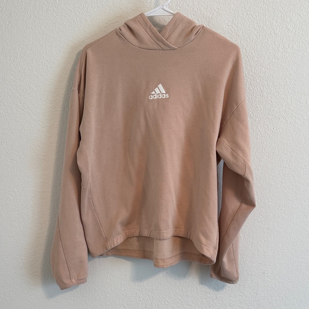 Adidas Women’s Beige Hoodie Sweater